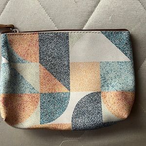 NWOT Multicolor Cosmetic Bag